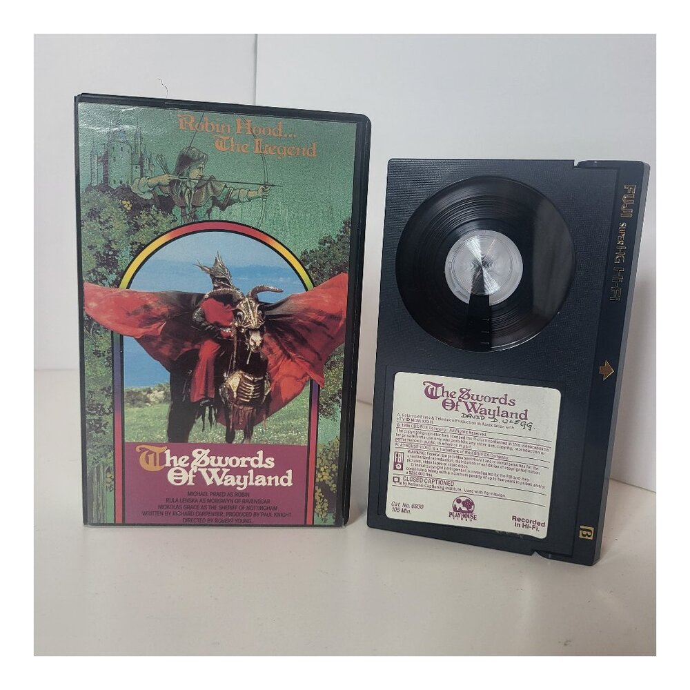The Swords of Wayland BETA Tape Betamax (Not VHS) Michael Praed